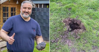 Man finds meteorite weighing 8lbs in his garden - and it's worth a huge £175,000