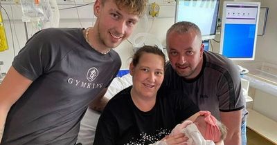 Mum's joy after giving birth to beaming baby girl after 23 miscarriages