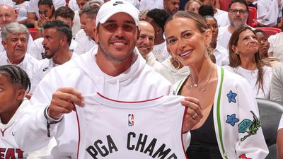 Brooks Koepka Continues Sports Tour With Miami Heat NBA Playoff Game