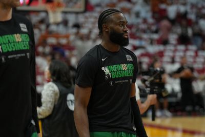 ‘I’m proud of our group,’ says Jaylen Brown of Celtics’ Game 4 win vs. Miami