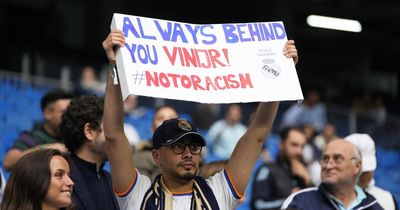 Real Madrid's touching gesture to absent Vinicius Jr in support over vile racism scandal