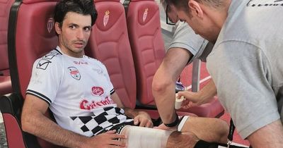 Carlos Sainz speaks out on Monaco Grand Prix injury fears after charity football match