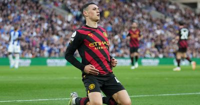 Phil Foden stirs Manchester United memories in Man City draw at Brighton