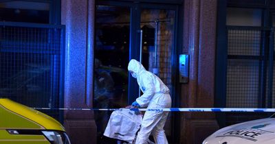 Road sealed off by police after man attacked in street