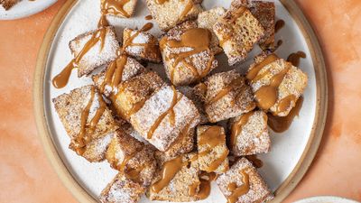 Air fryer French toast bites