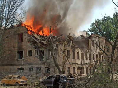 Ukraine-Russia war – live: Putin’s forces strike hospital in deadly Dnipro attack