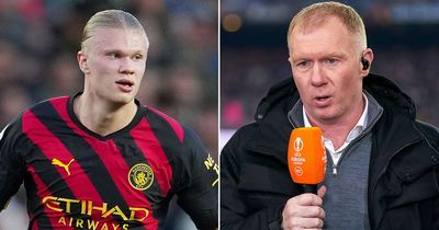 Erling Haaland claims bragging rights over Paul Scholes with Man City heroics