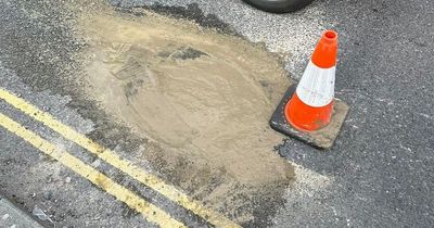 Vigilante who spent hour fixing giant 'dangerous' pothole left stunned by council