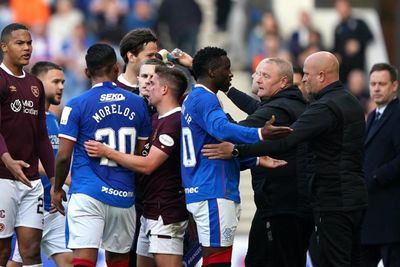 Alfredo Morelos in parting Rangers touchline spat as he takes aim at Steven Naismith
