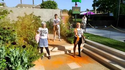 Three arrested as Just Stop Oil protesters target Chelsea Flower Show