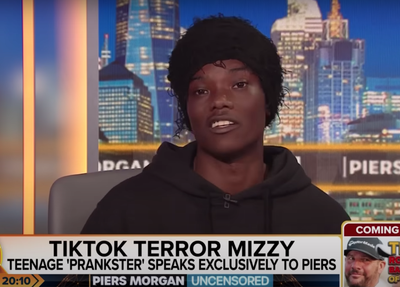 TikTok ‘prankster’ Mizzy tells Piers Morgan why he is happy to be hated