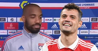 Granit Xhaka sent clear transfer warning after Alexandre Lacazette's private message