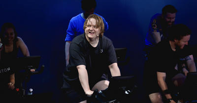 Lewis Capaldi motivates fans during gruelling Peloton class as he reveals embarrassing injury