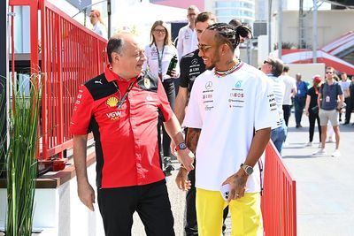 Vasseur rubbishes rumours about Ferrari making Hamilton F1 offer