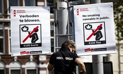 ‘Potheads, go giggle elsewhere’: public weed ban begins in Amsterdam