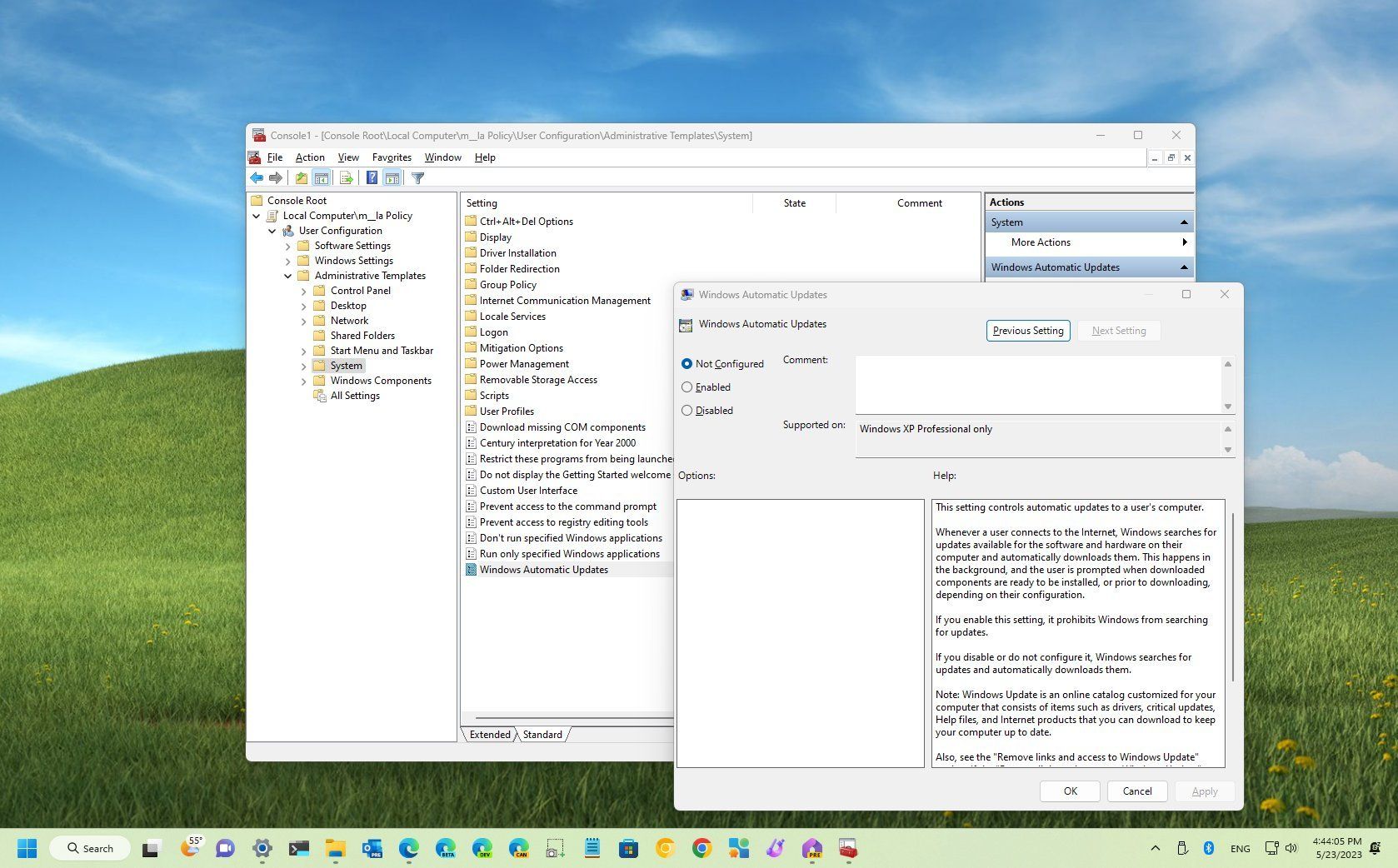 How to apply Group Policy settings to specific users…