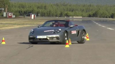 Watch The Porsche 718 Boxster Take On The Moose Test