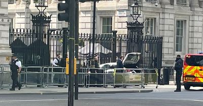 Man arrested after car crashes into Downing Street gates and sparks No 10 lockdown