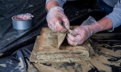 Ancient books in northern Italy frozen to salvage them from flood damage