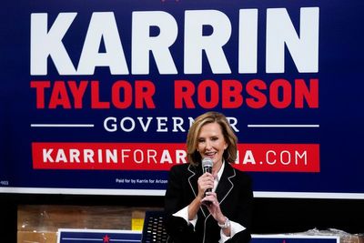 Republican Karrin Taylor Robson says she won't run for Sinema's Senate seat in Arizona