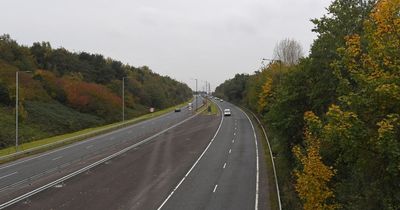 Range Rover driver rams into police car after being chased from motorway