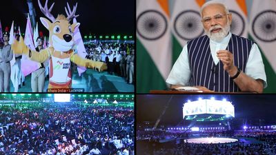 PM virtually inaugurates Khelo India University Games in Lucknow; attacks Congress for scams in sports