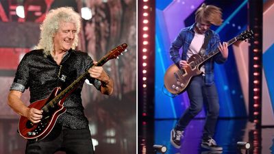 11-year-old guitarist on Britain's Got Talent leaves Brian May in awe with Queen cover