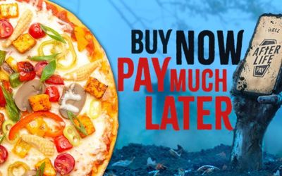 Buy now, pay when you die: Pizza chain’s cheeky marketing gig