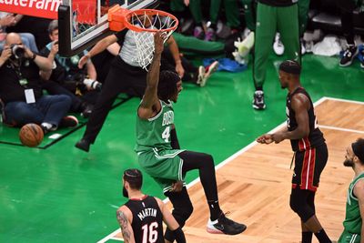 PHOTOS-Celtics at Heat: Boston beats the Heat 110-97 in wire-to-wire win