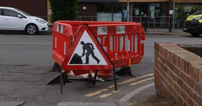 Arnold sinkhole opens up beneath man as he walks through town centre