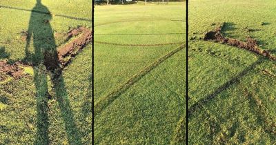 Kick in the guts: football field falls victim to another act of vandalism