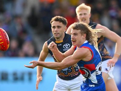 Bulldogs cruise past Crows for fifth straight AFL win