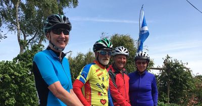 Kirkbean cyclist begins challenge to raise money for primary schools