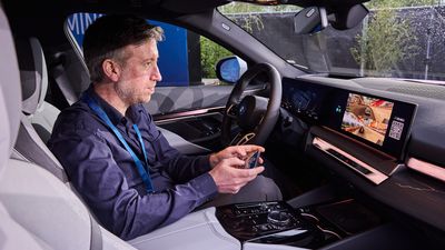 I tried gaming in the new BMW i5 and it will make you want to spend more time charging