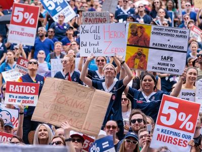 WA nurses union fined $350,000 over strike for pay rise