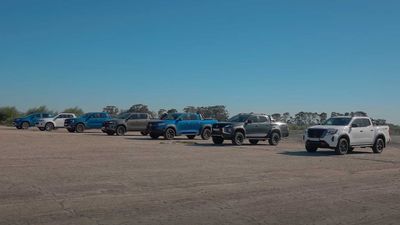 Watch New Ford Ranger And VW Amarok Drag Race Five Other Trucks