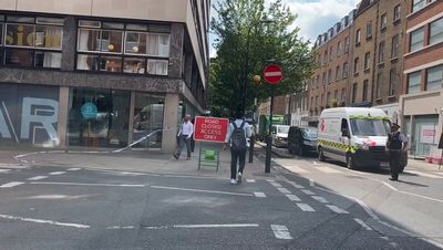Work halted at Tottenham Court Road building site following fatal cyclist collision with lorry