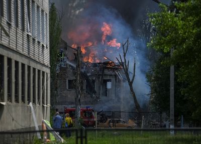 Russian attack on Ukrainian clinic kills two and wounds 30, Kyiv says