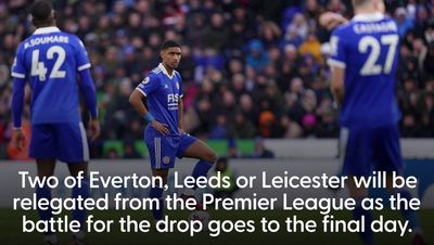 Premier League relegation permutations: What Everton, Leicester and Leeds need to stay up today