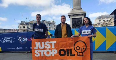 BBC's Chris Packham joins Just Stop Oil in London after their latest controversial stunt