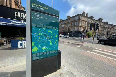 New sign installed 'wrong way round' in Glasgow's Southside