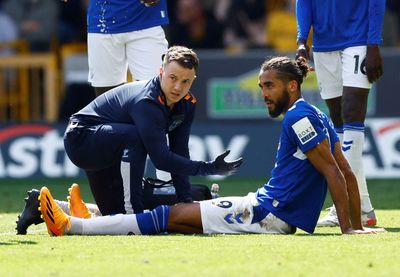 Soccer-Everton without Calvert-Lewin for relegation decider against Bournemouth