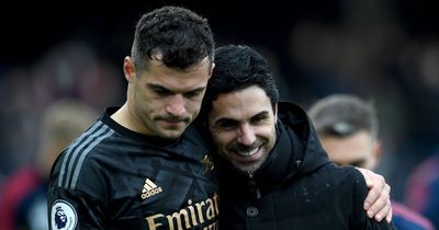 Mikel Arteta given firm stance on Granit Xhaka's Arsenal future amid final day heroics