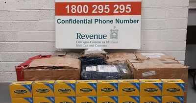 Drugs, cigarettes and tobacco worth nearly €800,000 seized by Revenue officers in Dublin and Athlone