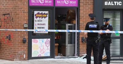 Police give update after officers smash city shop windows