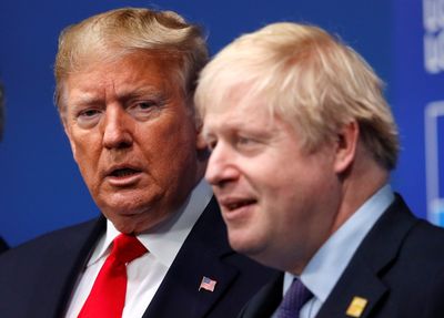 Britain's Johnson discussed Ukraine with former U.S. President Trump -spokesperson