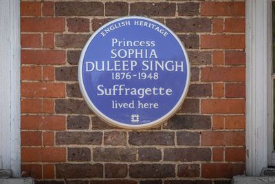 Suffragette Indian princess commemorated with plaque by English Heritage