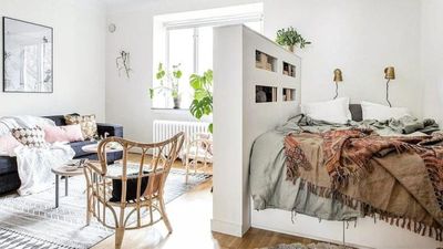 13 ways to create a bedroom in a studio apartment