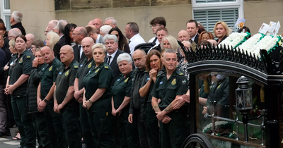 Hundreds gather with guard of honour for funeral of ambulance worker 'murdered' outside of pub