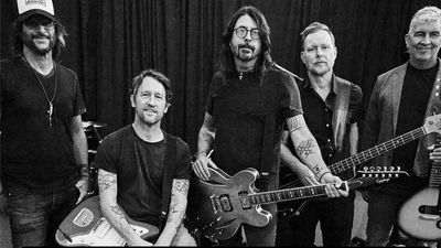 Dave Grohl signature Epiphone DG-335 confirmed in new Foo Fighters promo shot